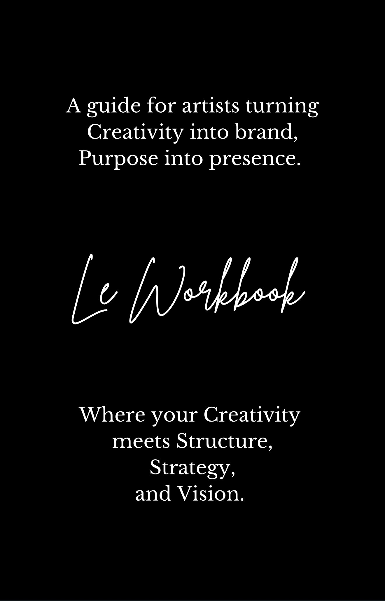 Le Worbook ( Digital Download)